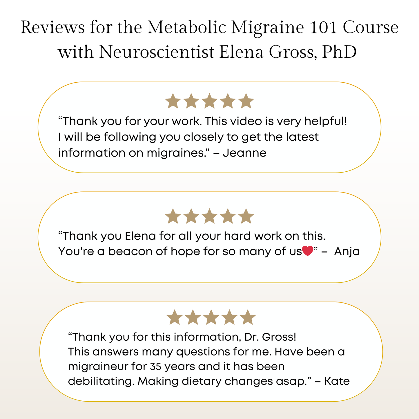 Metabolic Migraine 101 with Neuroscientist Elena Gross, PhD