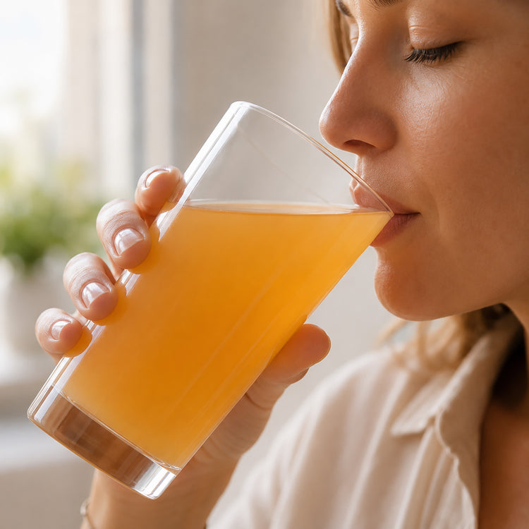 Woman drinking Brain Ritual