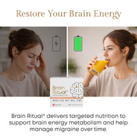 Brain Ritual® - Migraine Medical Food - 60 Servings