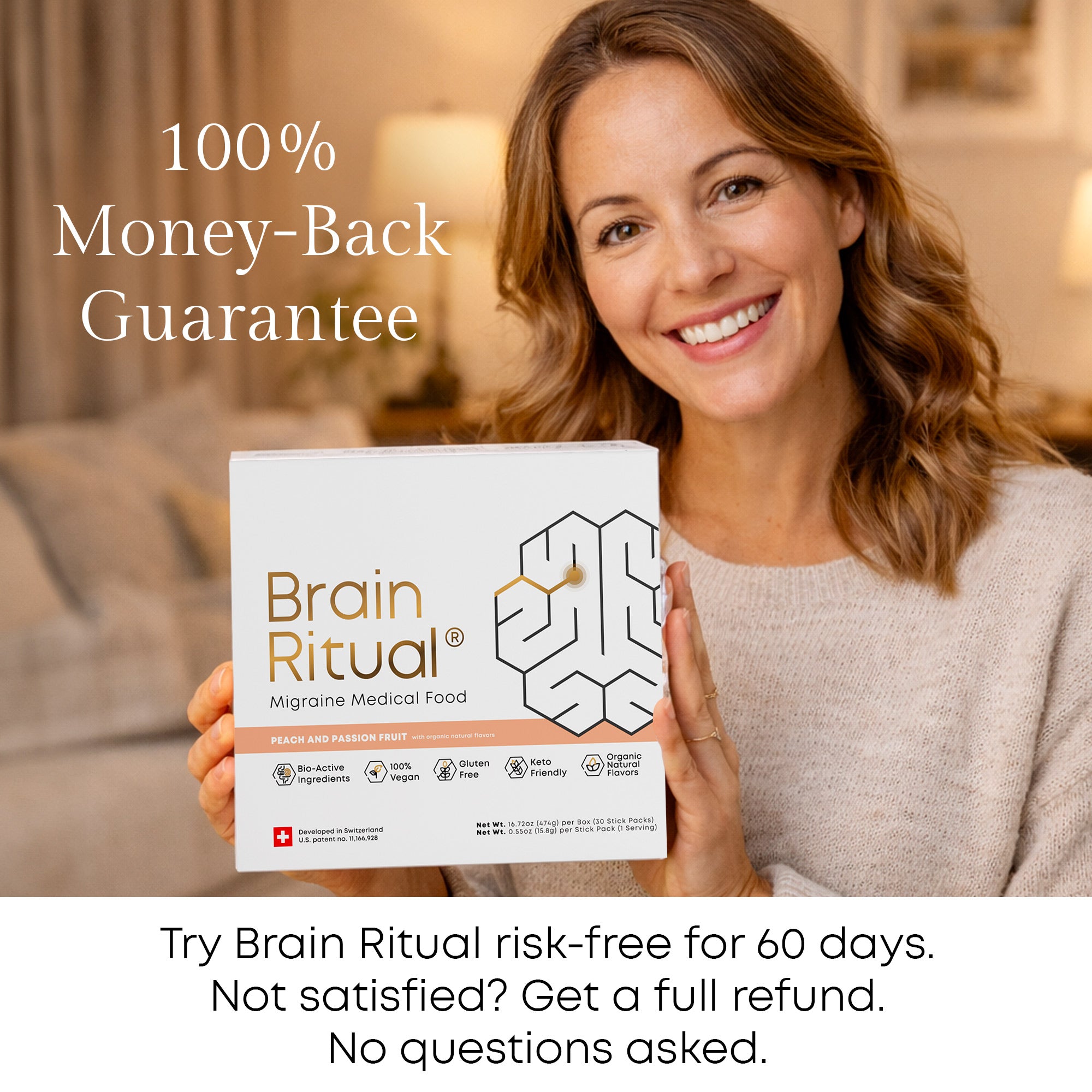 Brain Ritual® - Migraine Medical Food - 30 Servings