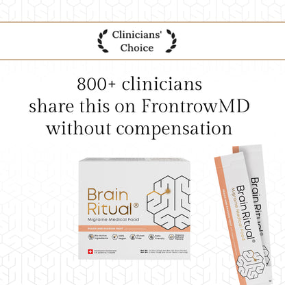 Brain Ritual® - Migraine Medical Food - 30 Servings