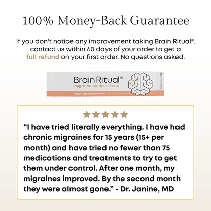 Brain Ritual® - Migraine Medical Food - 30 Servings