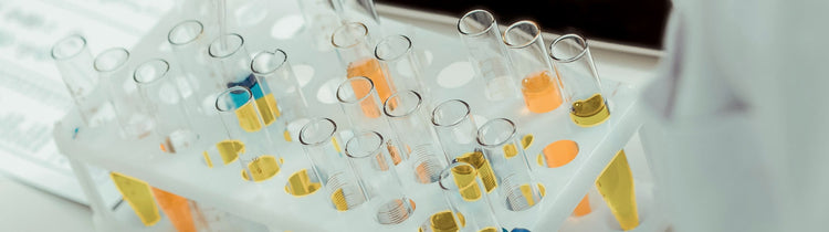 Laboratory test tubes