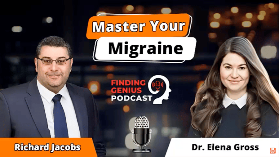 Finding Genius podcast episode artwork featuring Dr. Elena Gross