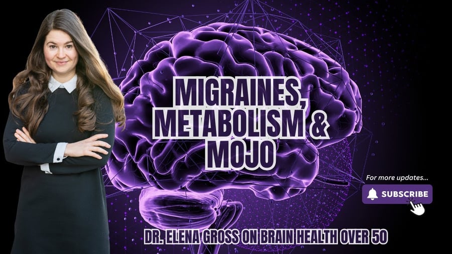 The Over 50 Health and Wellness Podcast episode artwork featuring Dr. Elena Gross
