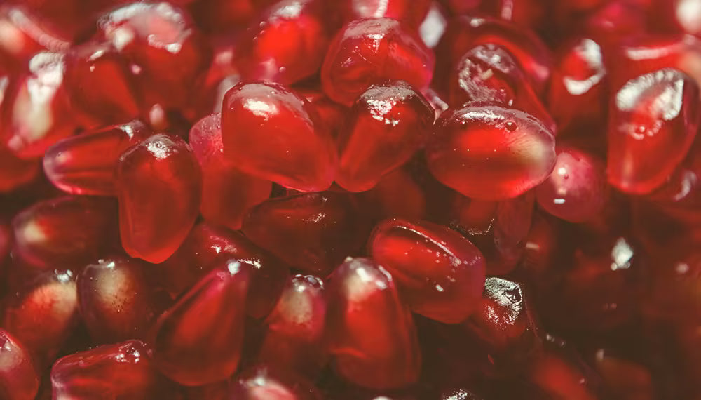 Close-up pomegranate seeds